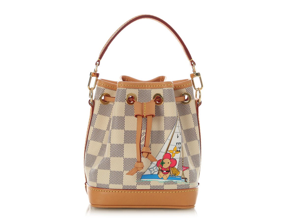 Louis Vuitton Louis Vuitton Damier Azur Vivienne Sac Nano Noé