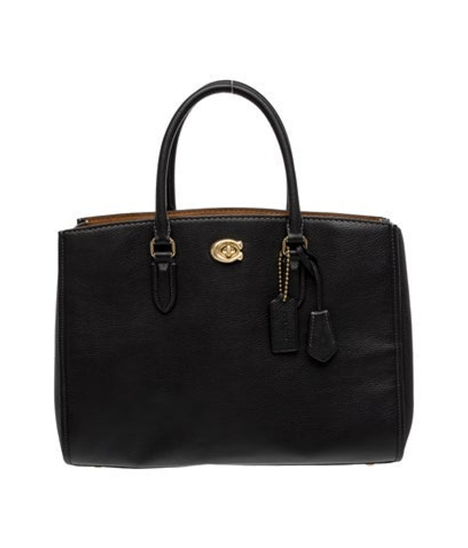 Coach Leather Top Handle Bag