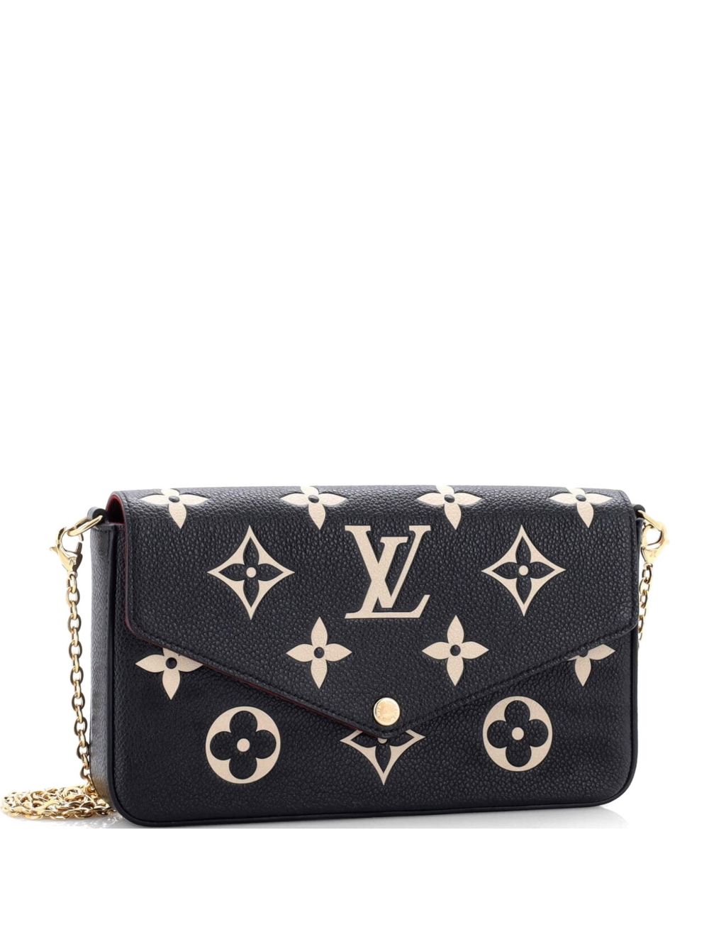 Louis Vuitton Felicie Pochette Bicolor Monogram Empreinte Giant crossbody bag