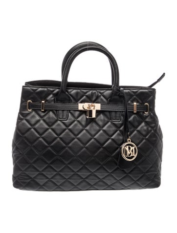 Leather Top Handle Bag