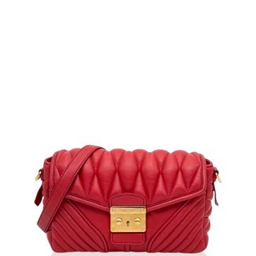 Coated Canvas Shoulder Bag