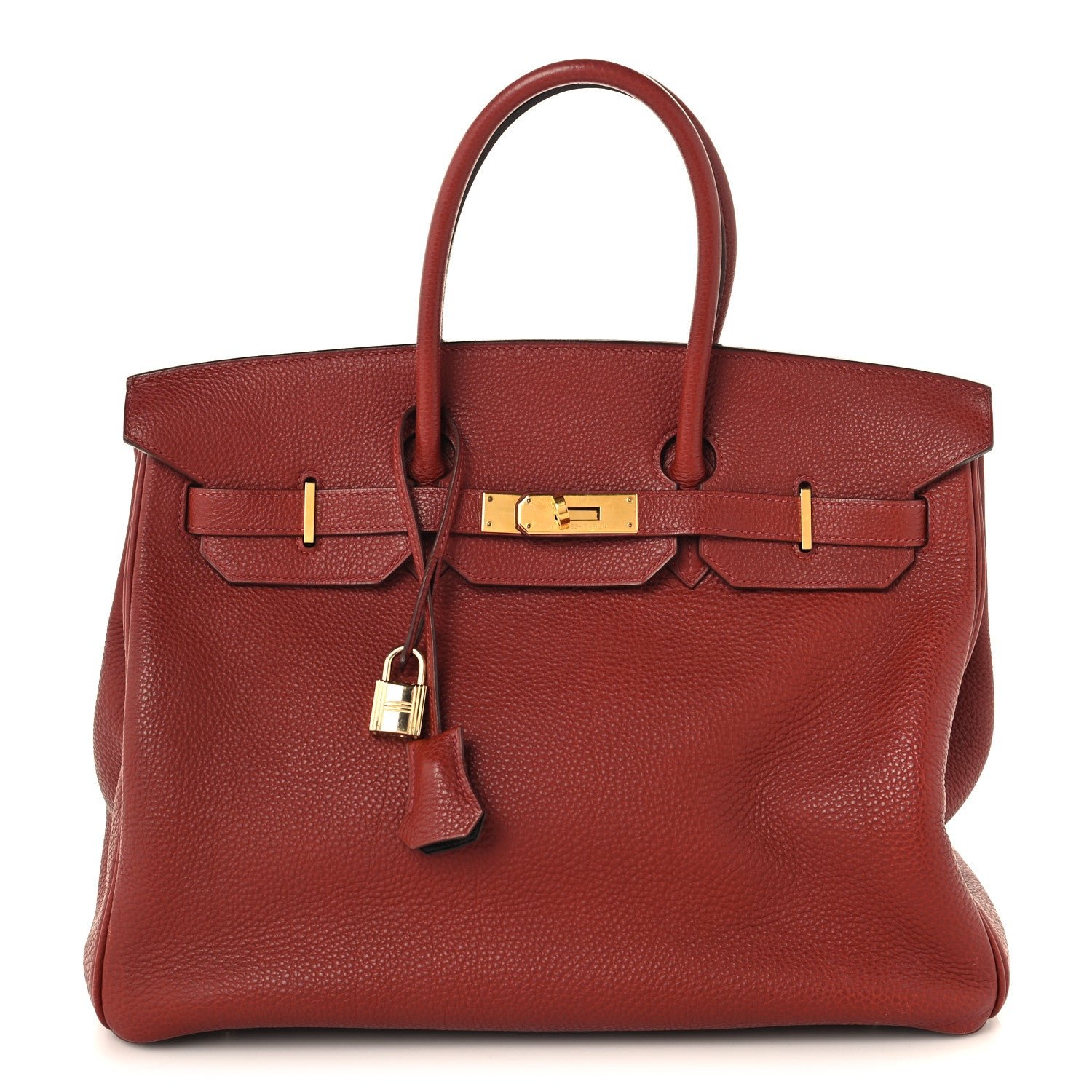 Hermes Hermes Togo Verso Birkin 35 Brique Ebene