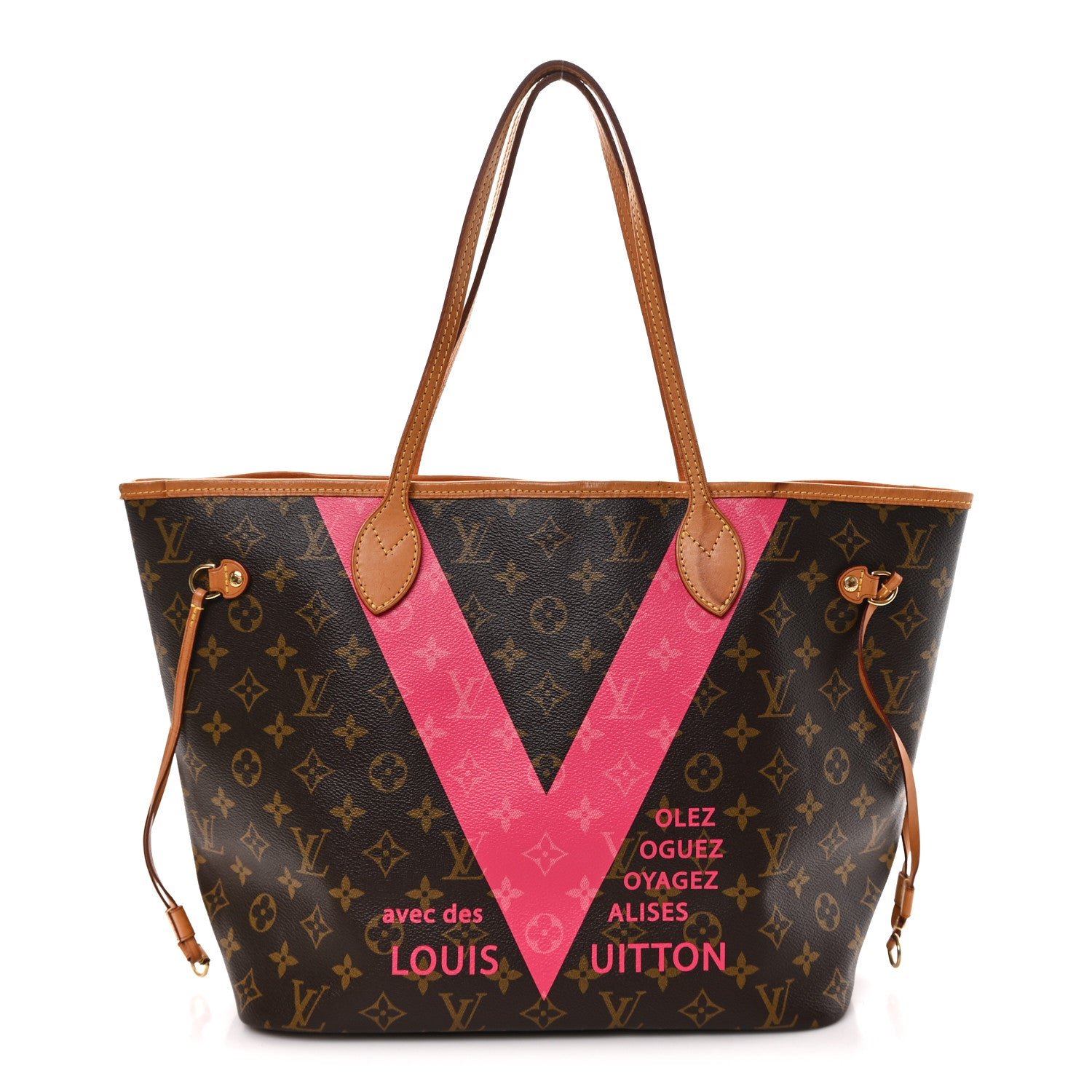 Louis Vuitton Louis Vuitton Monogram V Neverfull MM Grenade
