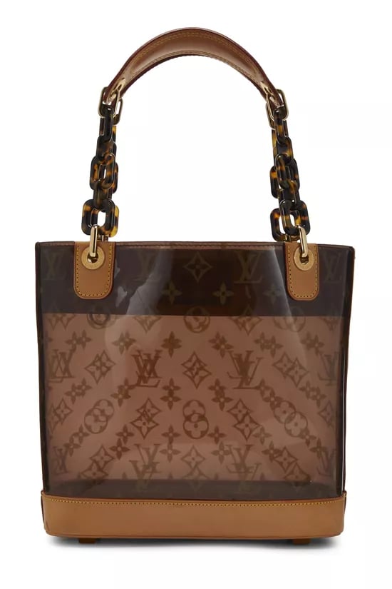 Brown Monogram Ambre Vinyl Cabas PM