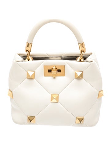 Rockstud Top Handle Bag
