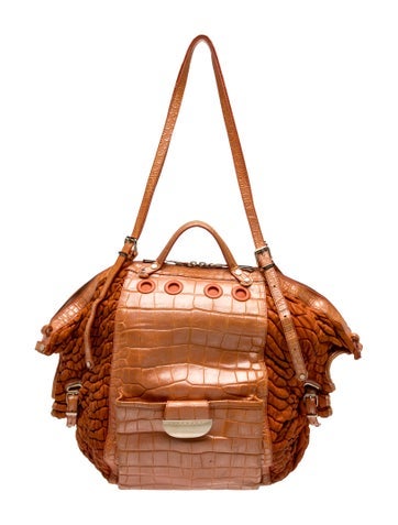 Versace Leather Top Handle Bag