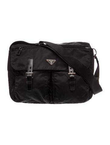 Tessuto Nylon Messenger Bag