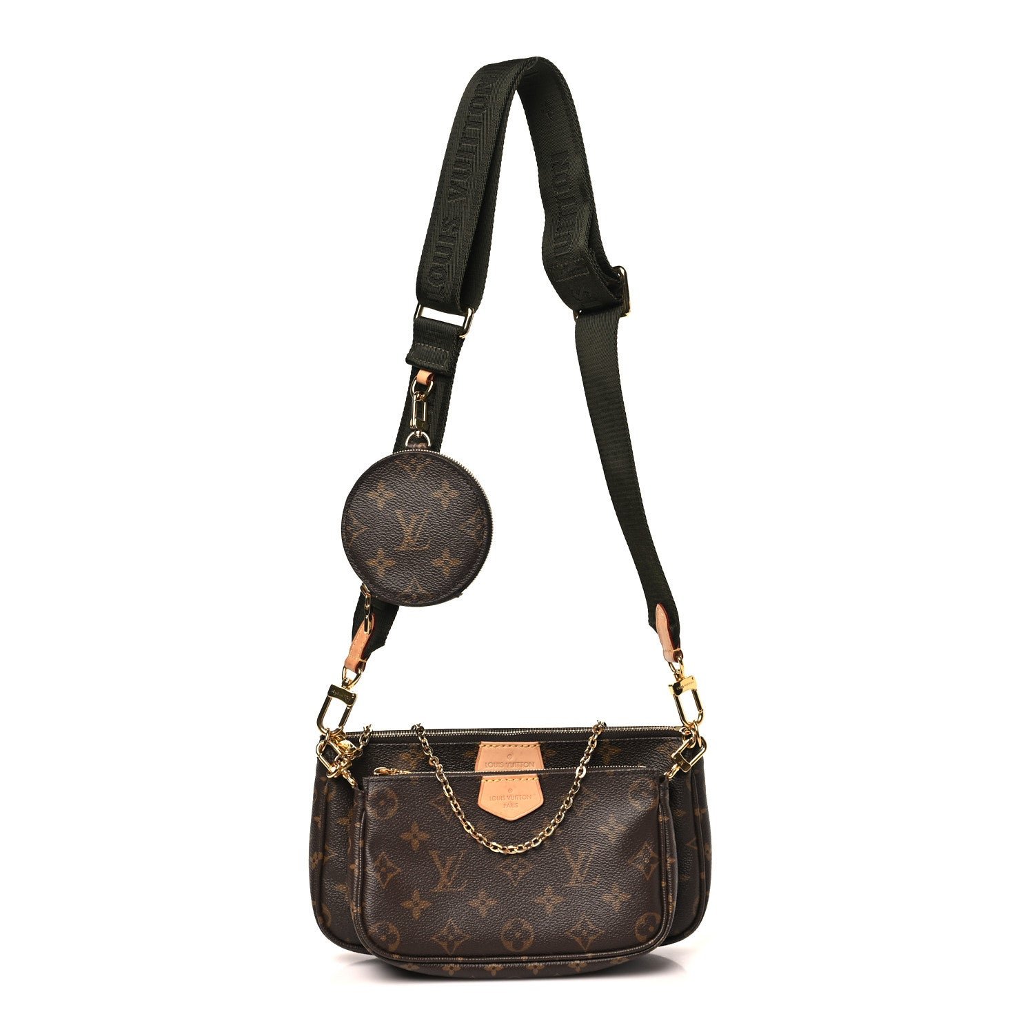 Louis Vuitton Monogram Multi Pochette Accessories Kaki