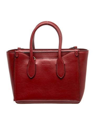 Leather Top Handle Bag