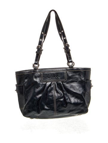 Leather Top Handle Bag