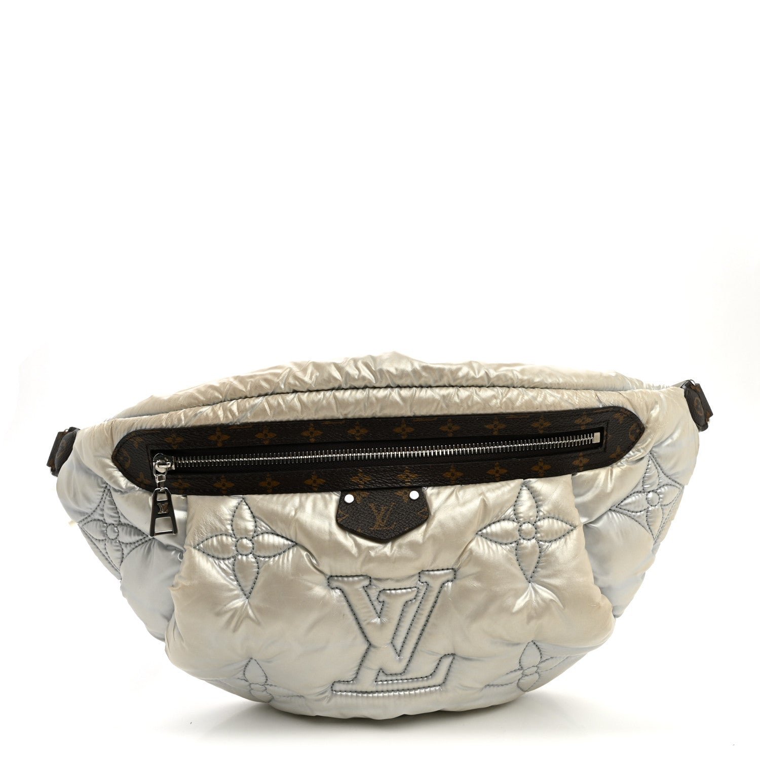Louis Vuitton Econyl Monogram Pillow Bumbag Silver