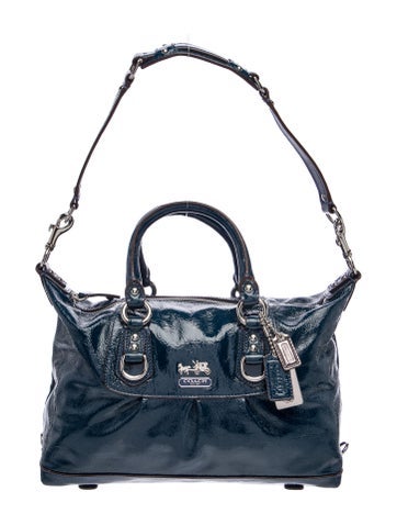 Patent Leather Top Handle Bag