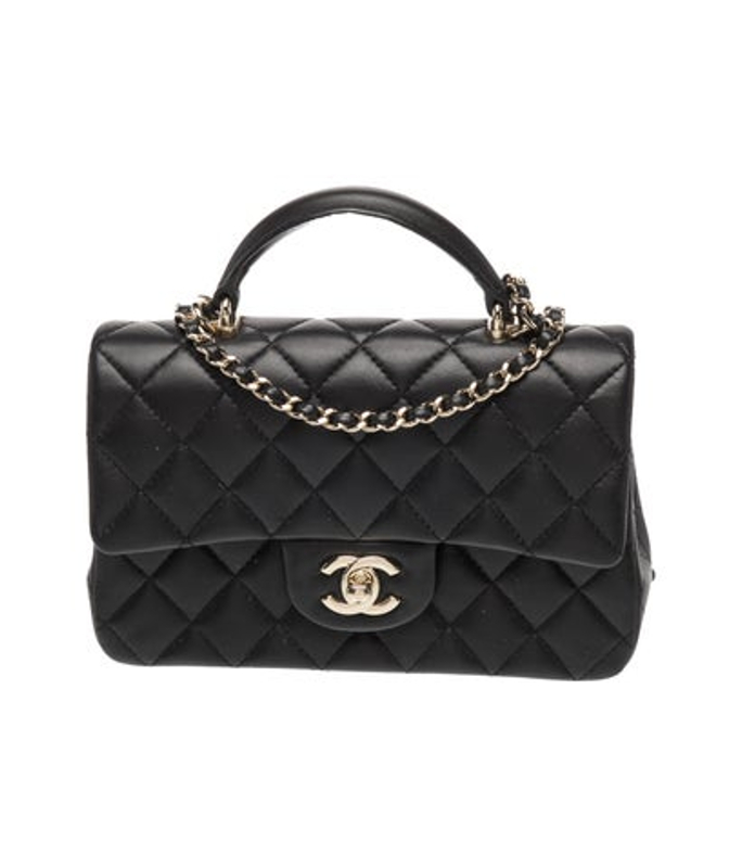 Chanel Classic Mini Top Handle Rectangular Flap Bag