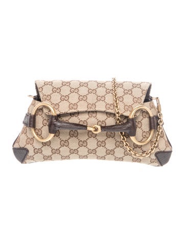 GG Canvas Horsebit Chain