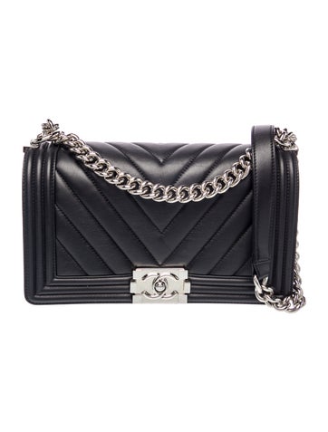 Medium Chevron Boy Bag