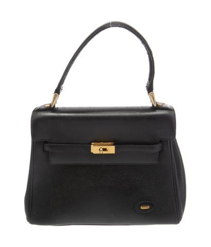 Bally Leather Top Handle Bag