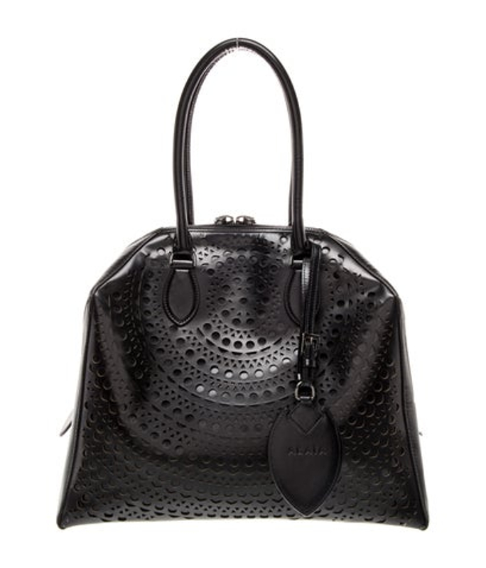 Alaia Leather Top Handle Bag