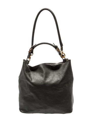 Leather Top Handle Bag