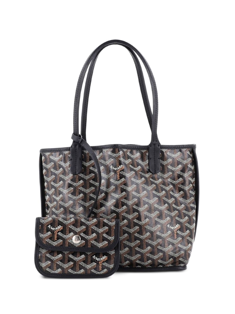 Goyard Anjou Reversible Tote Coated Canvas Mini satchel