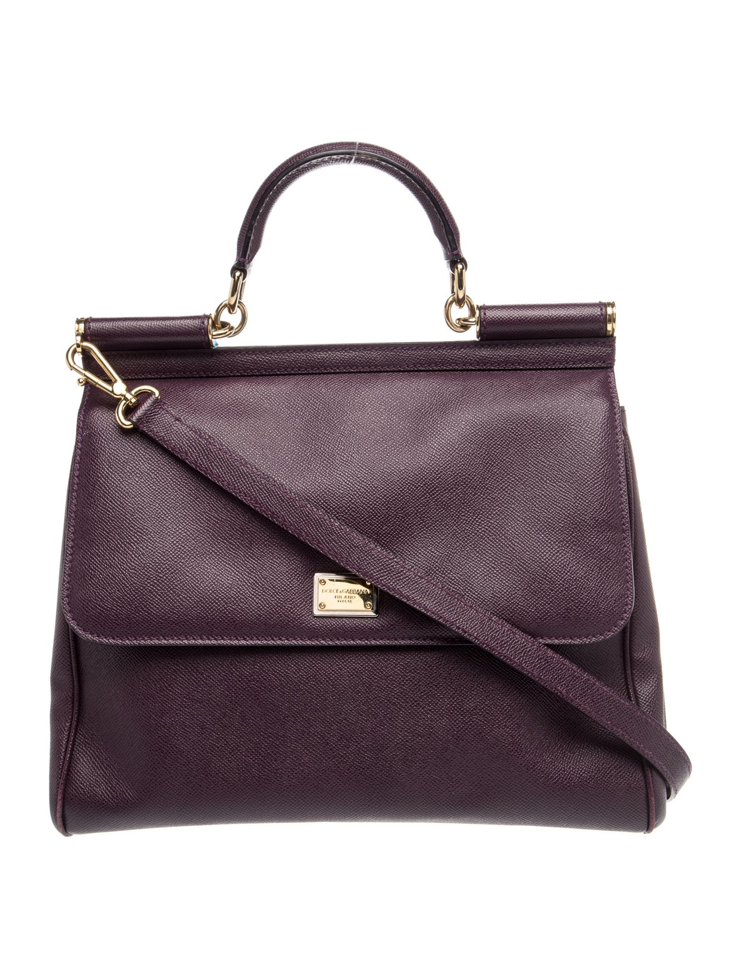 Leather Top Handle Bag