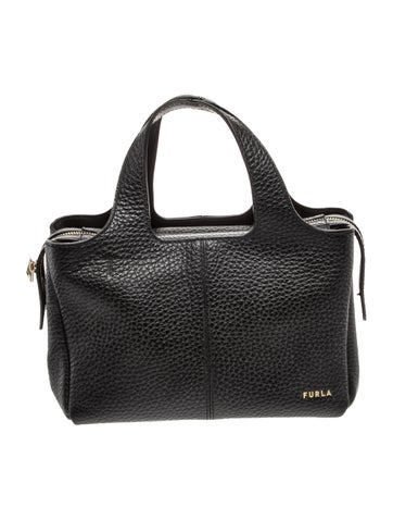 Leather Top Handle Bag