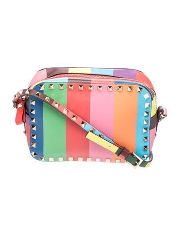 Valentino 1973 Rockstud Embellished Crossbody Camera Bag Small