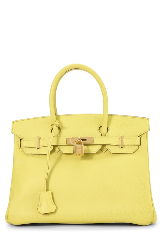 Hermes Lime Epsom Birkin 30