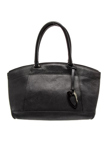Leather Top Handle Bag
