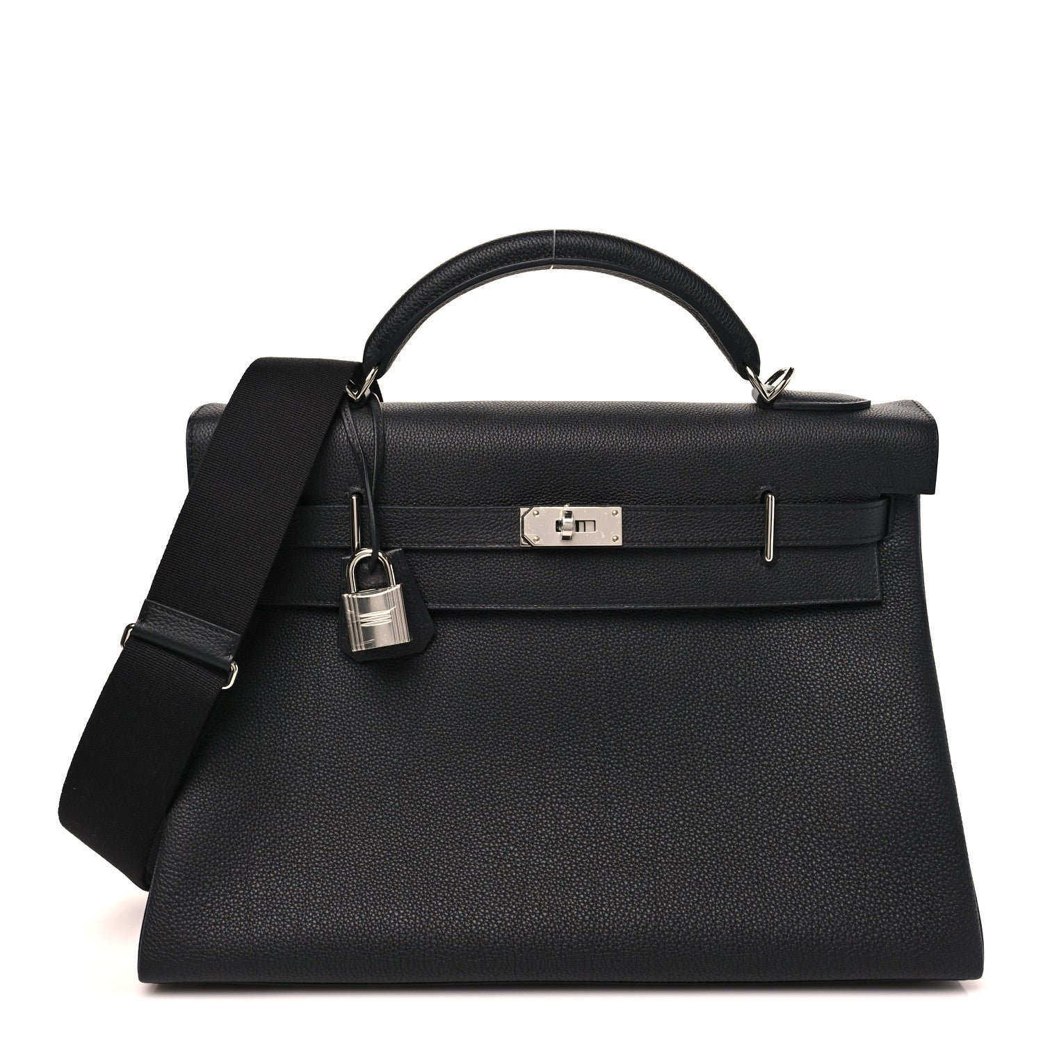 Hermes Togo Maxi Kelly Retourne 42 Black