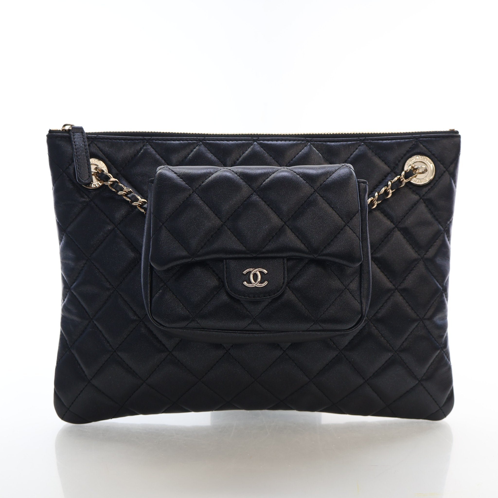 Chanel Medium Lambskin Pouch