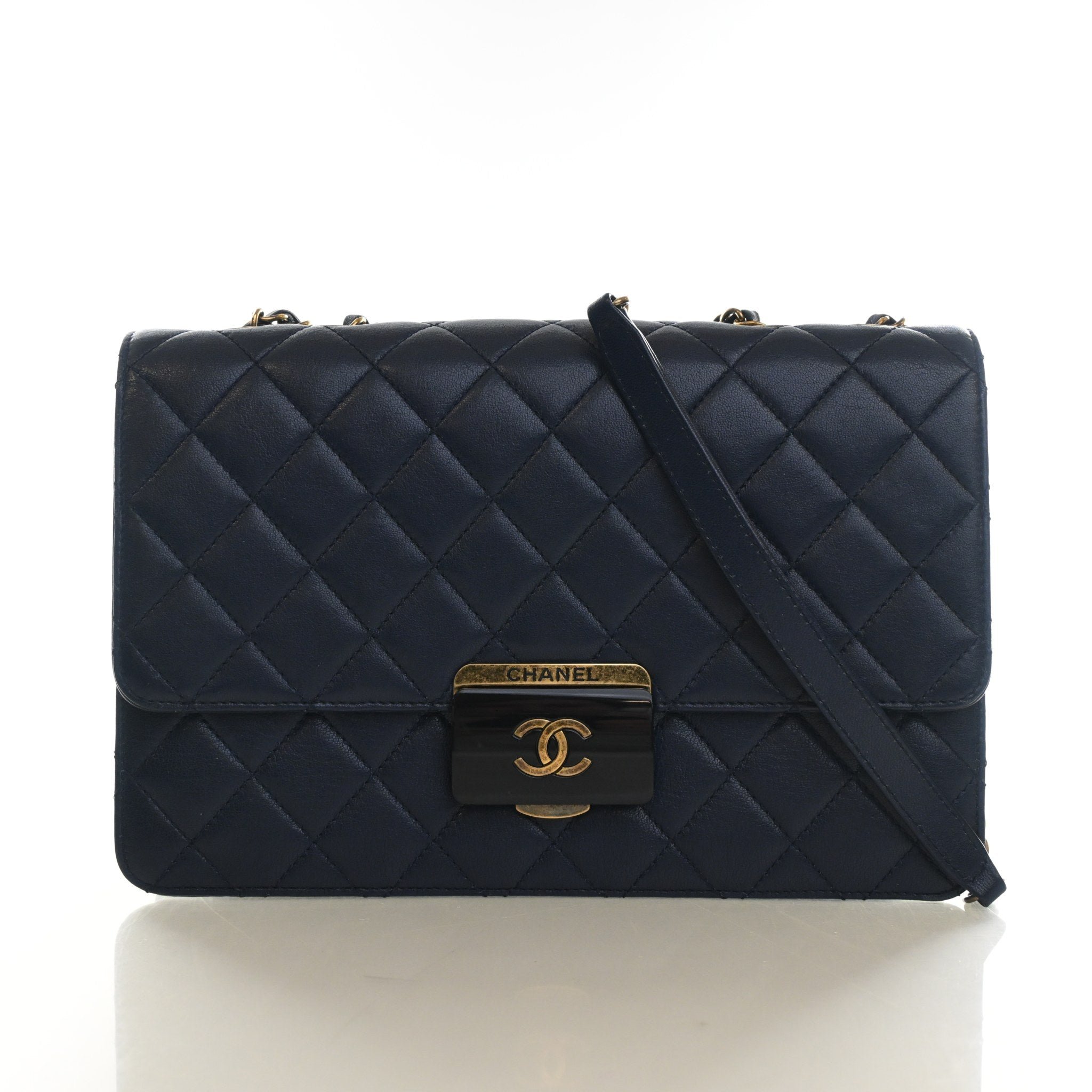 Chanel Large Sheepskin Beauty Lock Flap Bag