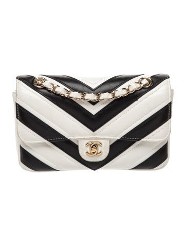 Mini Chevron Flap Bag