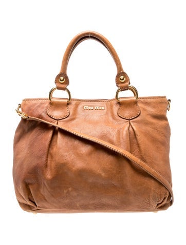 Leather Top Handle Bag