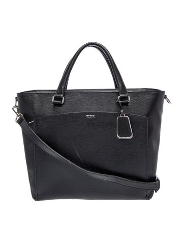 Leather Top Handle Bag
