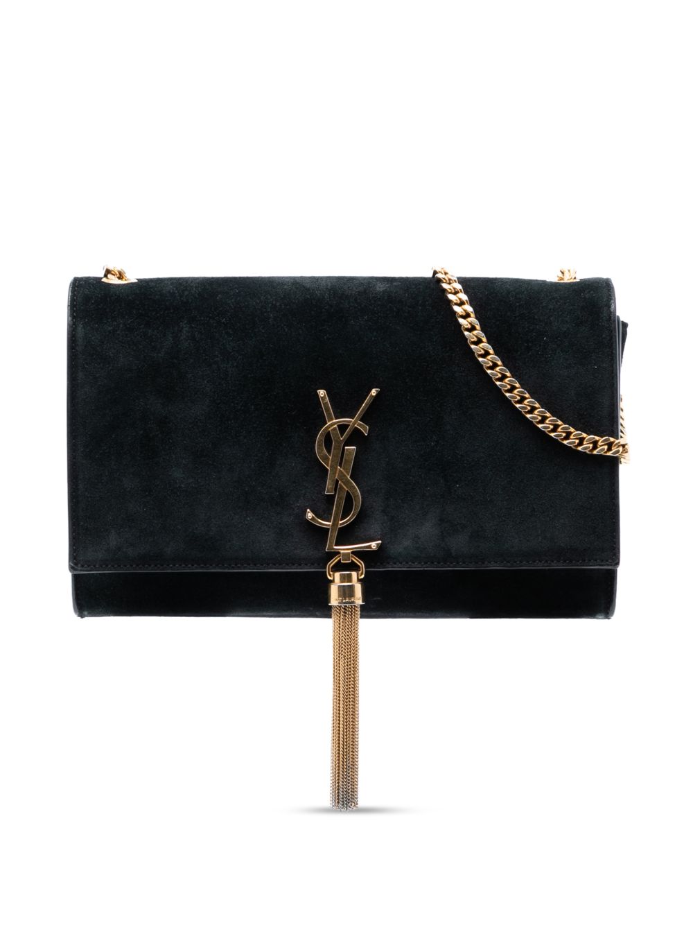 2014 Medium Suede Monogram Kate Tassel crossbody bag
