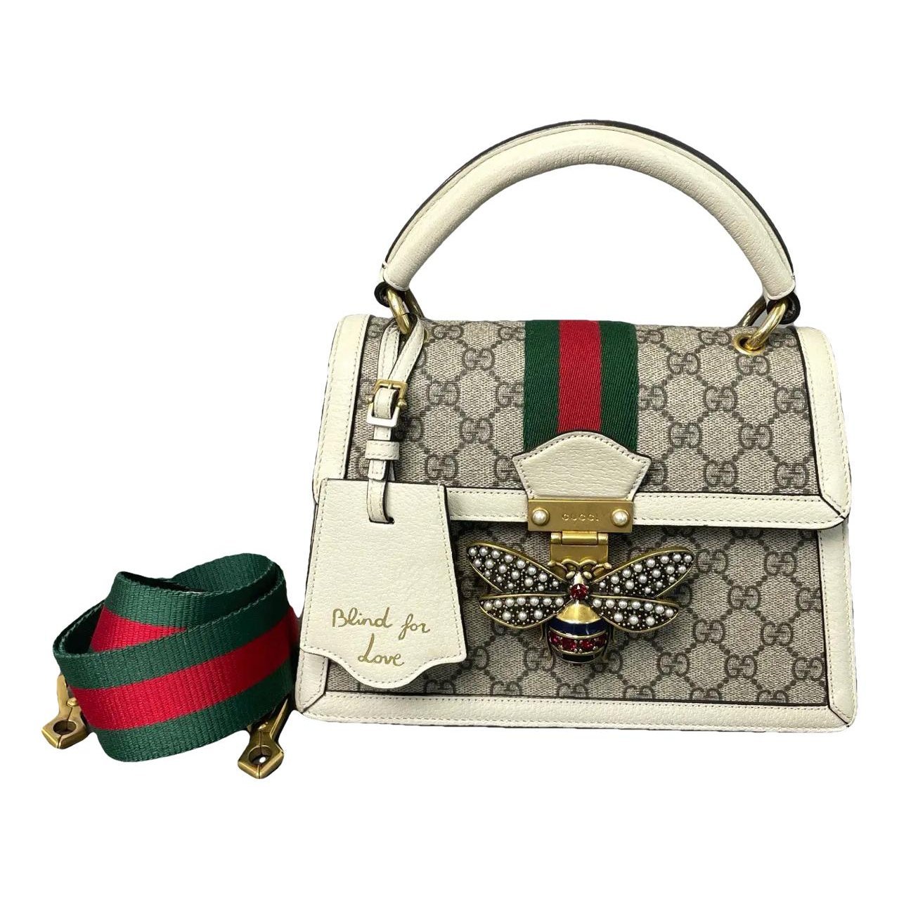 Queen Margaret vinyl handbag