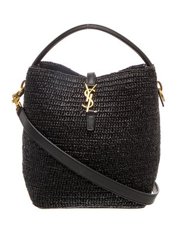 Raffia Bucket Bag