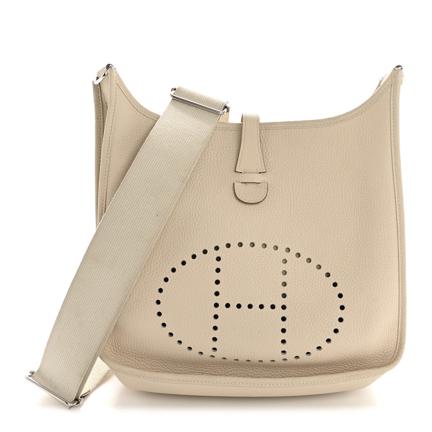 Hermes Taurillon Clemence EVELYNE III PM Beton