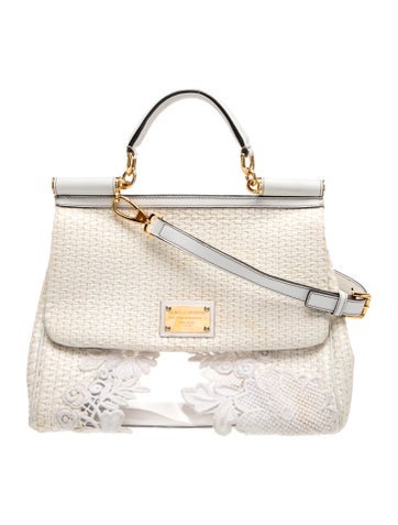 Dolce & Gabbana Raffia Miss Sicily bag Medium