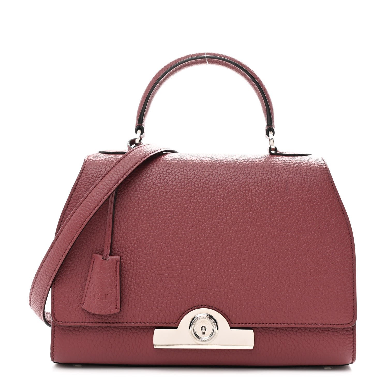 Moynat Moynat Carat Calfskin Rejane PM Wood Rose