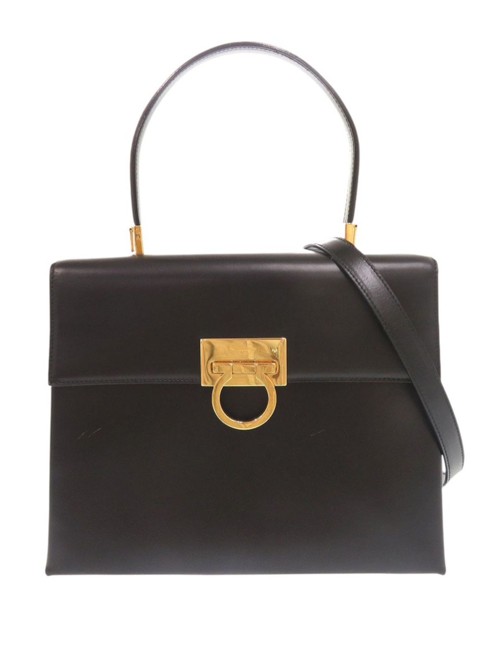 2000-2026 Leather Gancini Top Handle Bag satchel