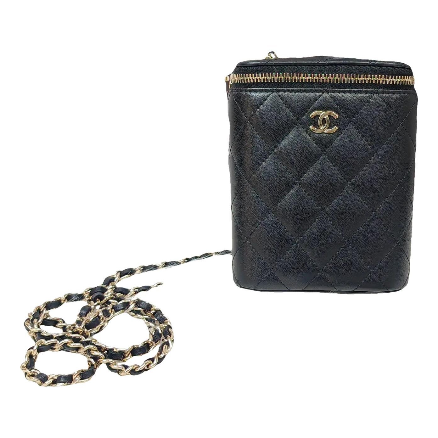 Trendy CC Vanity leather handbag