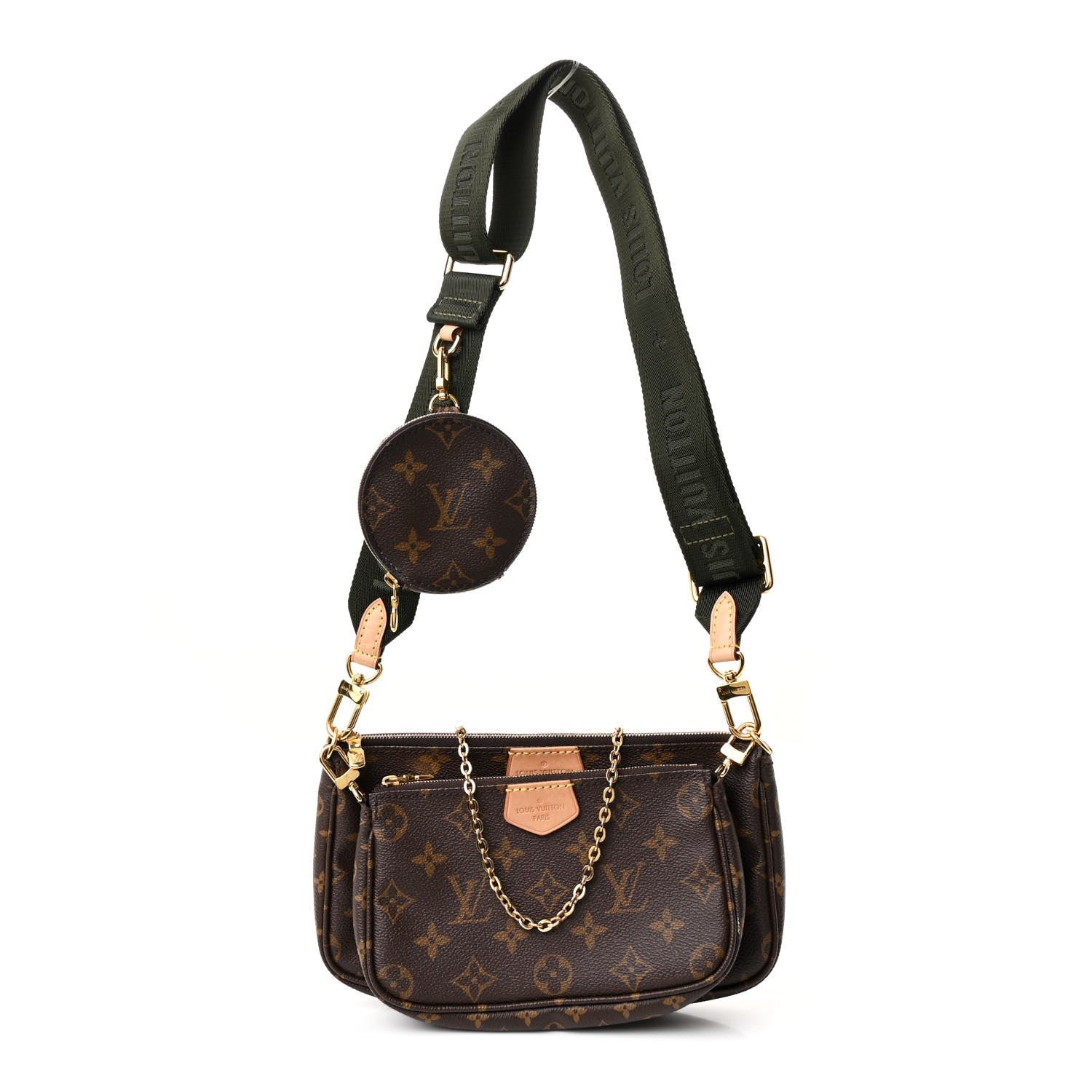 Louis Vuitton Monogram Multi Pochette Accessories Kaki