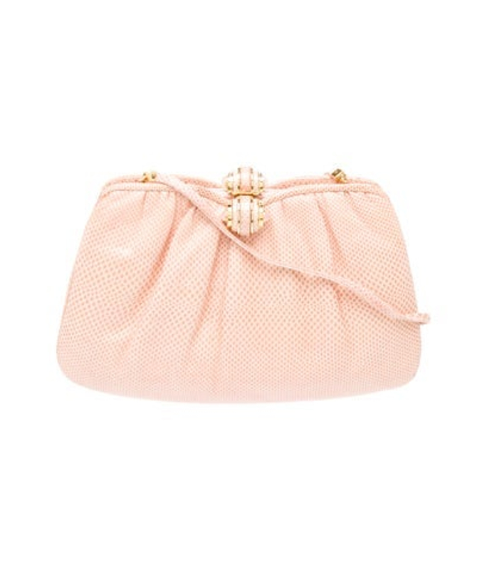 Judith Leiber Leiber Embossed Leather Shoulder Bag