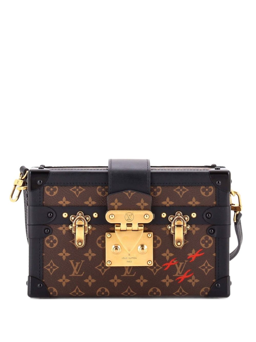 Petite Malle Handbag Monogram Canvas East West shoulder bag
