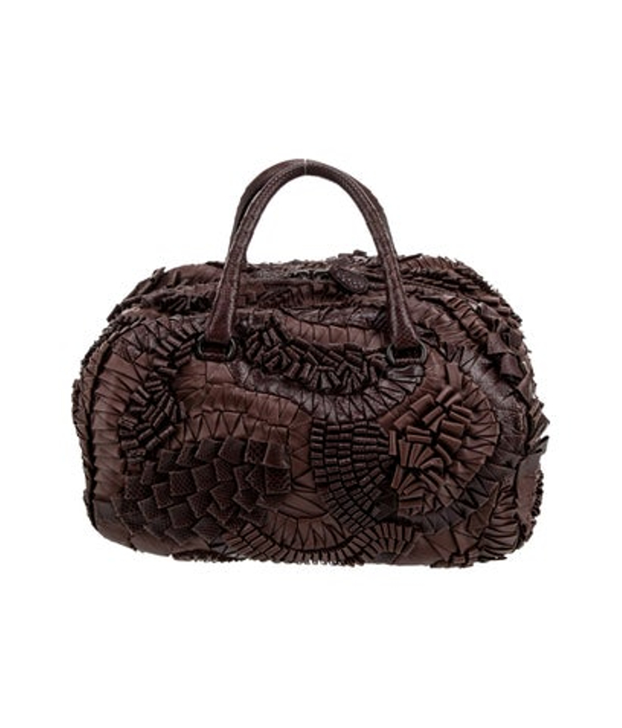 Bottega Veneta Veneta Leather Top Handle Bag