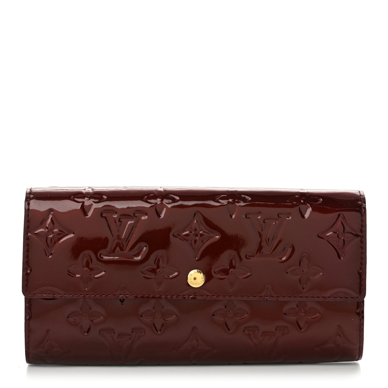 Louis Vuitton Vernis Sarah Wallet Amarante