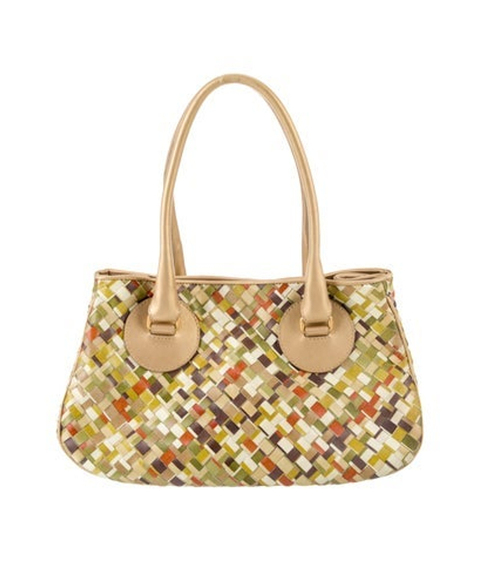 Bottega Veneta Veneta Intrecciato Shoulder Bag Vintage