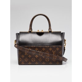 Louis Vuitton Louis Vuitton Black Leather Speedy Doctor 25 Bag