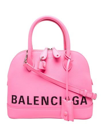 Leather Top Handle Bag Small